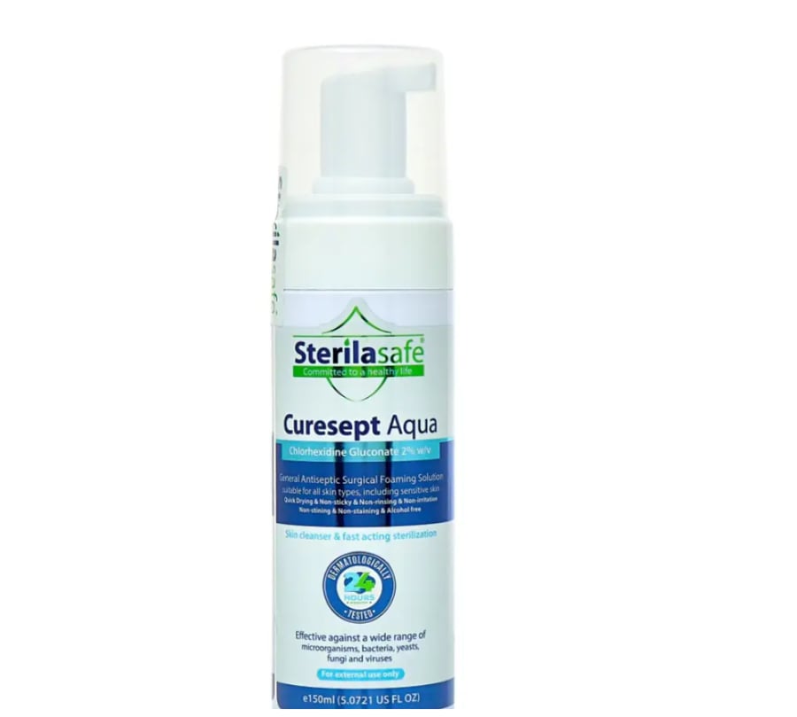 كلور هيكسيدين CHLORHEXIDINE GLUCONATE 2%  curesept aqua