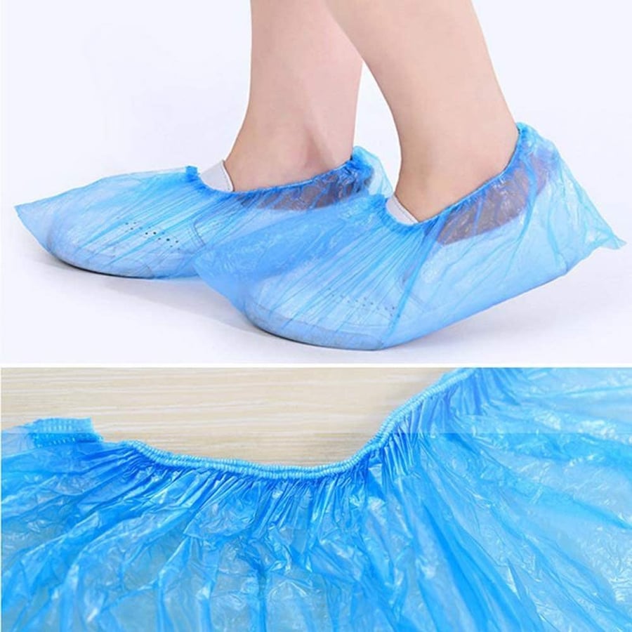 غطاء حذاء بلاستك cover shoe عبوة 100 حبه