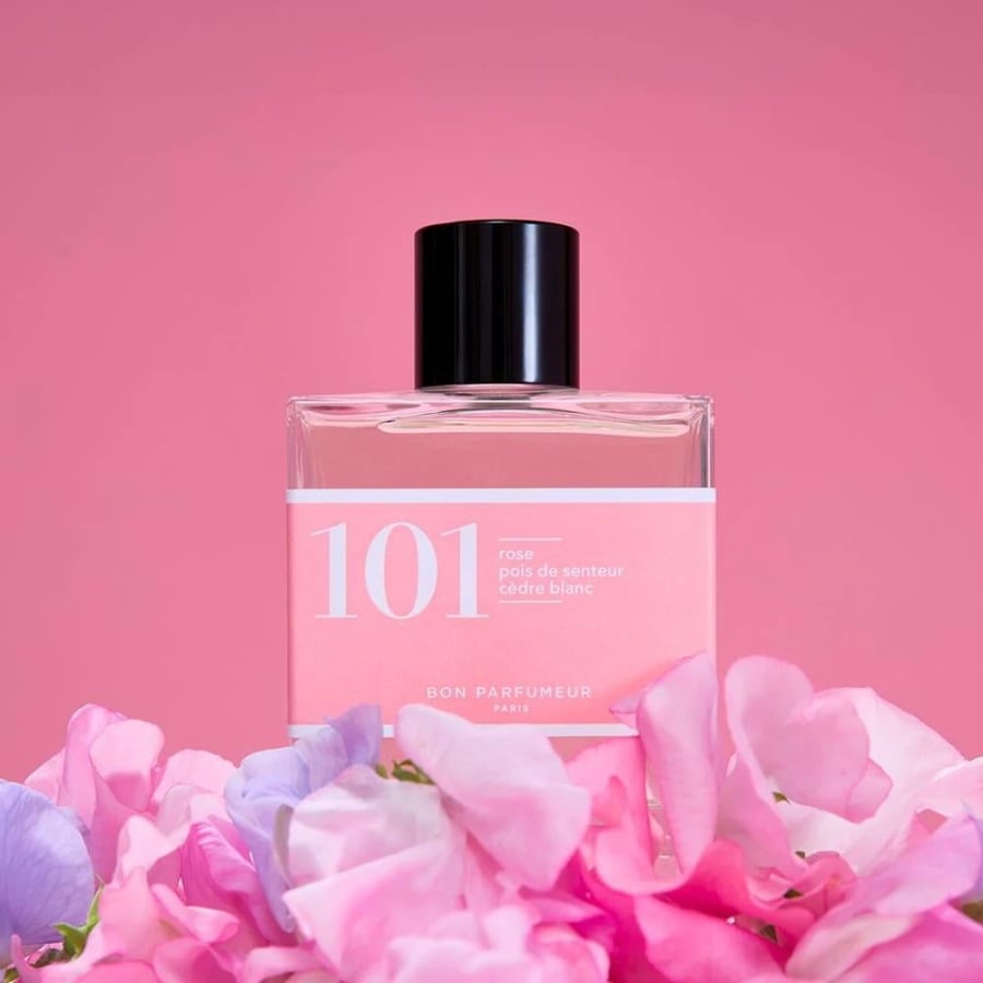 عطر 101 روز بوا دي سانتر سيدر بلان من بون بارفيومير أو دو بارفان 100 مل  101 Rose Bois de Centre Cédre Blanc by Bon Parfumaire Eau de Parfum 100ml