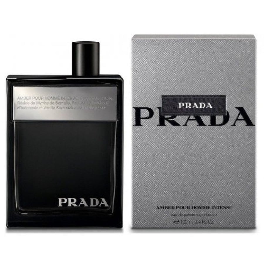 عطر برادا عنبر بور هوم انتنس او دو بارفيوم 100 مل  Prada Amber Pour Homme Intense Eau de Parfum 100ml