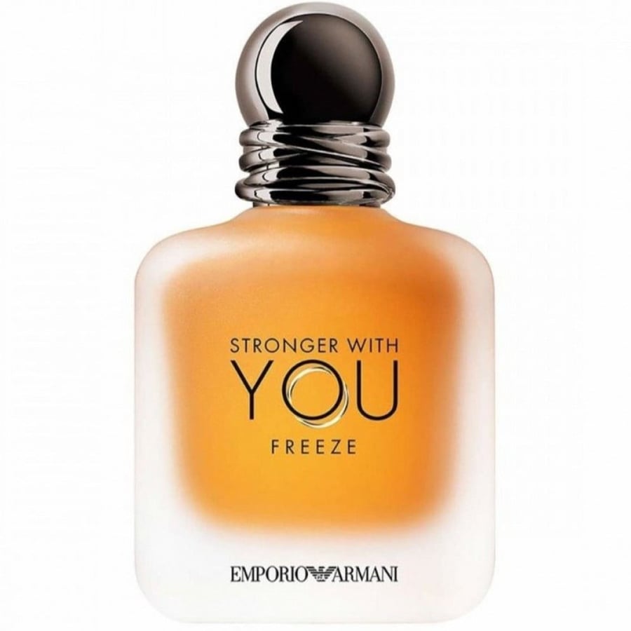 عطر جورجيو ارماني سترونجر ويذ يو فريز الرجالي او دو تواليت 100ملGiorgio Armani Stronger With You Freeze perfume for men, Eau de Toilette, 100ml