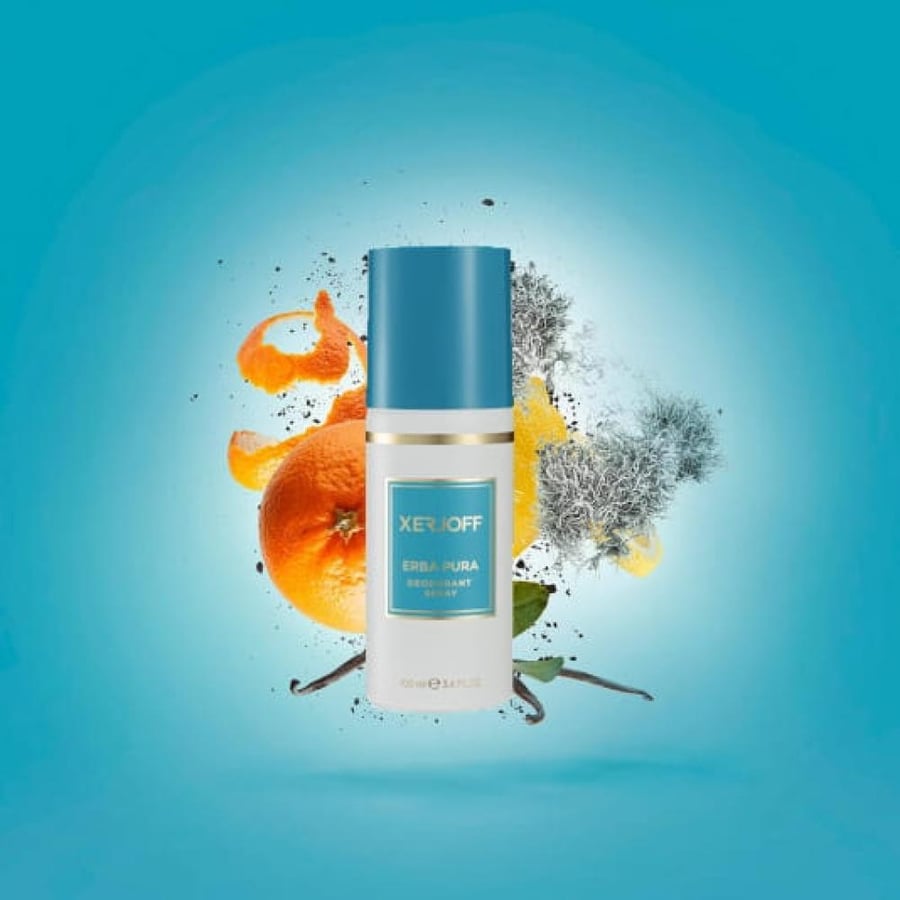 مزيل عرق إربا بورا من زيرجوف - رذاذ للجسم - 100 مل - Xerjoff Erba Pura Deodorant Body Spray