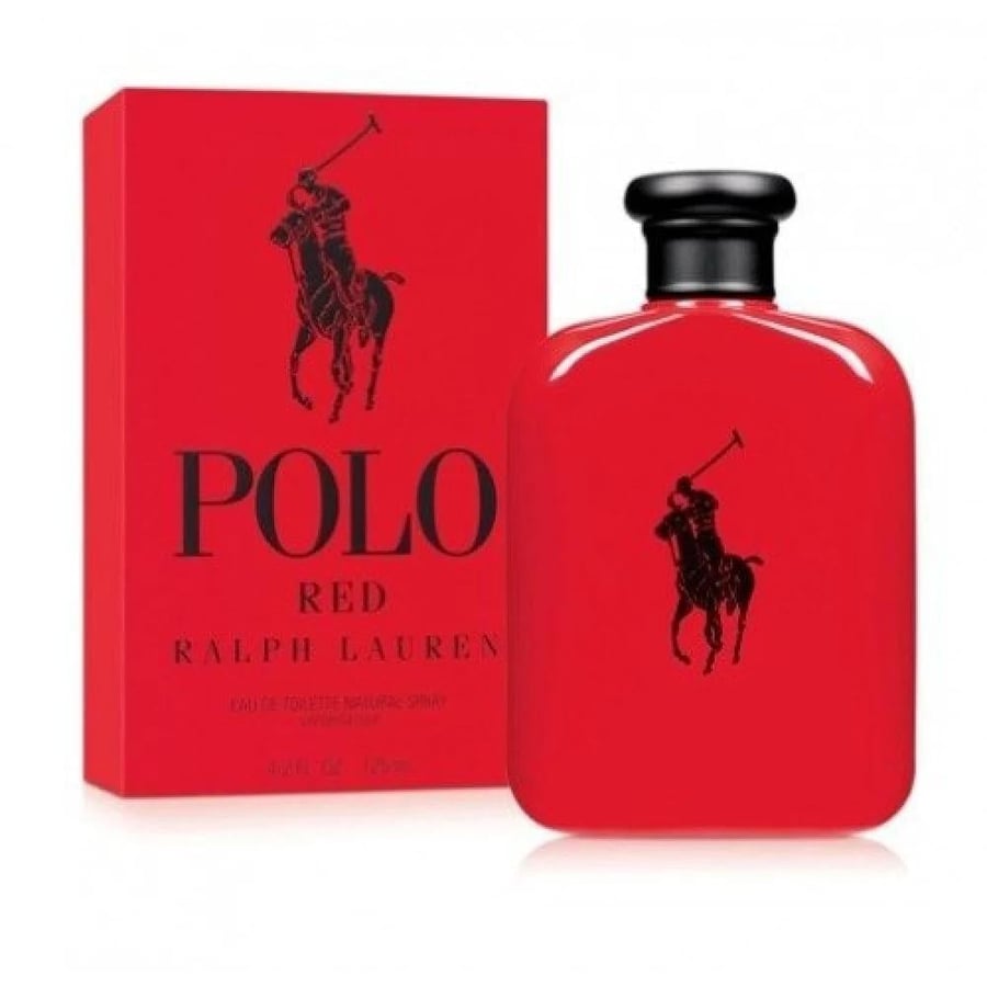 عطر رالف لورين بولو رد للرجال تواليت-125ملRalph Lauren Polo Red perfume for men, Eau de Toilette, 125 ml