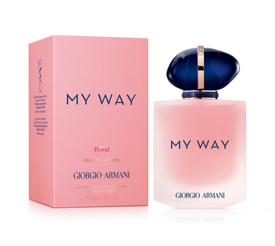 عطر جورجيو ارماني ماي واي فلورال النسائي او دو بارفيوم 90ملGiorgio Armani My Way Floral perfume for women, Eau de Parfum, 90 ml
