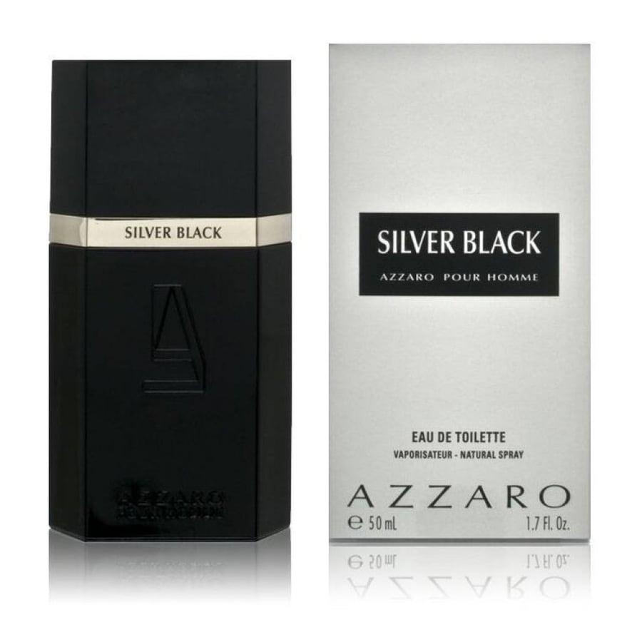 عطر ازارو سيلفر بلاك او دو تواليت 100مل Azzaro Silver Black Eau de Toilette 100ml