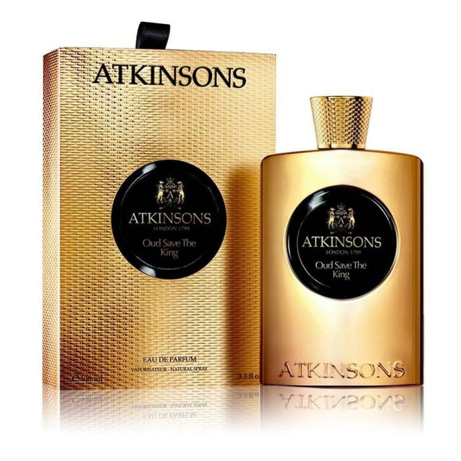 عطر اتكينسونس عود سيف ذا كينغ او دو بارفيوم-100مل   Atkinsons Oud Save the King Eau de Parfum - 100ml