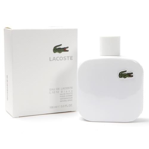 عطر لاكوست الابيض الرجالي او دو تواليت 100ملLacoste White perfume for men, Eau de Toilette, 100ml
