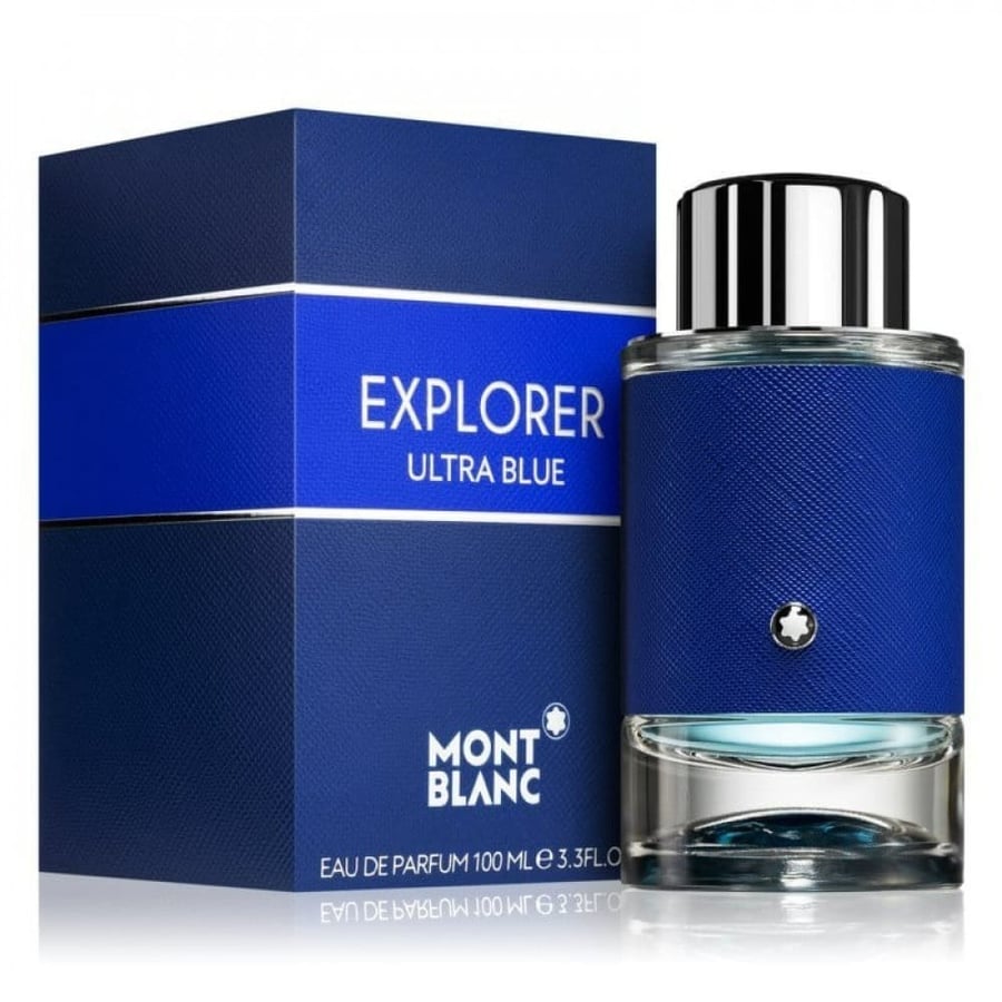 عطر مونت بلانك اكسبلورر الترا بلو او دو بارفيوم 100ملMont Blanc Explorer Ultra Blue Eau de Parfum 100ml