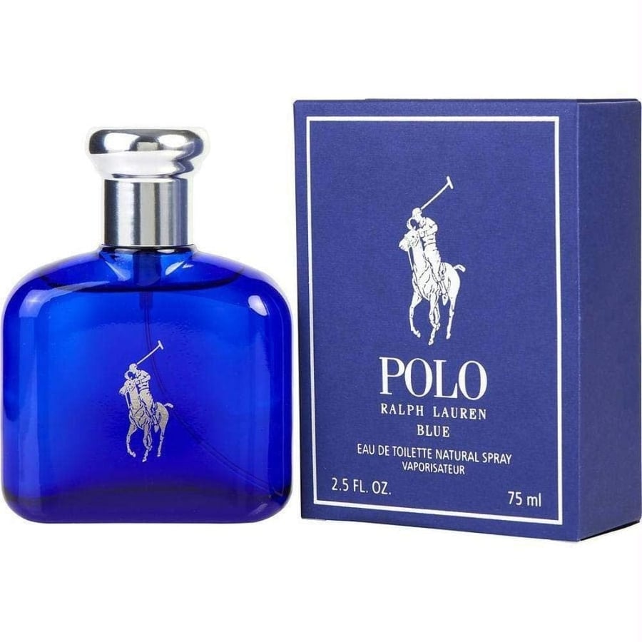 عطر رالف لورين بولو بلو الازرق الرجالي تواليت 75ملRalph Lauren Polo Blue Men's Eau de Toilette 75ml