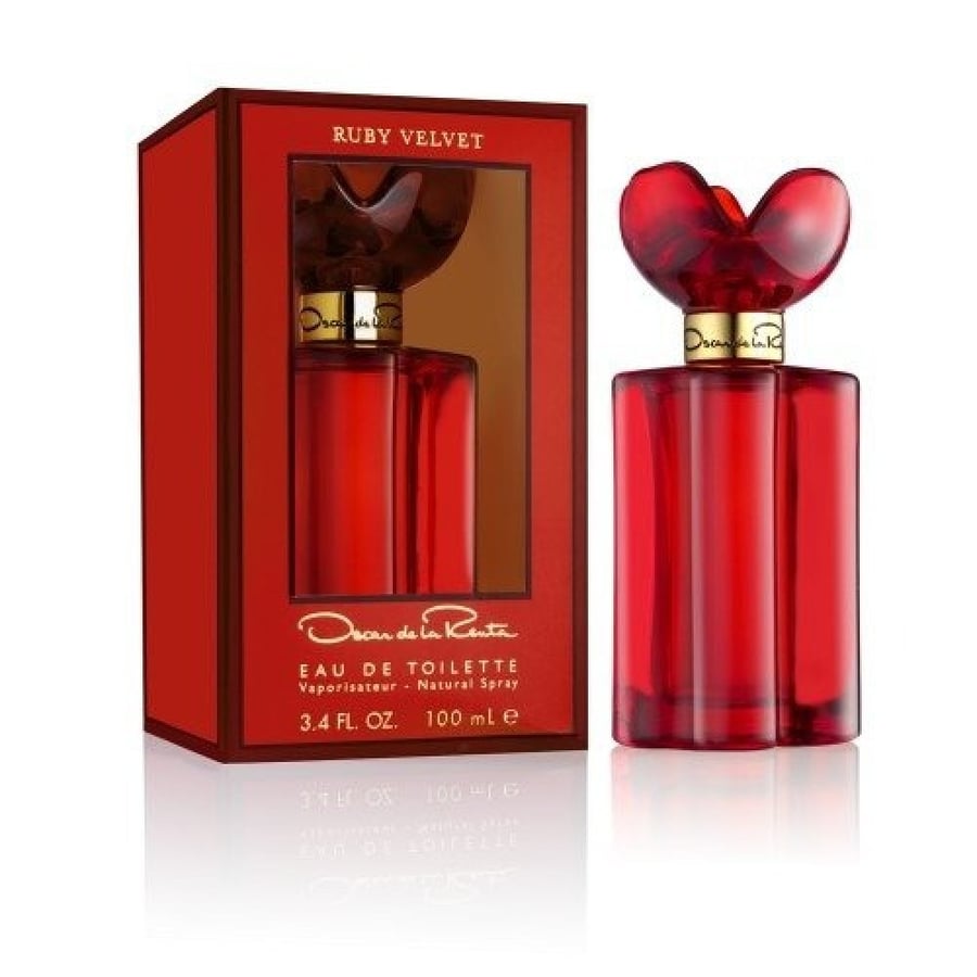 عطر اوسكار دي لارنتا ربي فيلفيت او دو تواليت 100مل   Oscar de la Renta Ruby Velvet Eau de Toilette 100ml