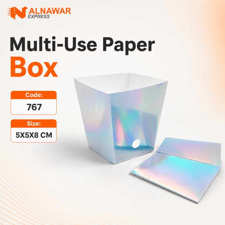 صحن بطاطا صغير ثلاثي الابعاد لامع - Three-dimensional space color (500 حبة)