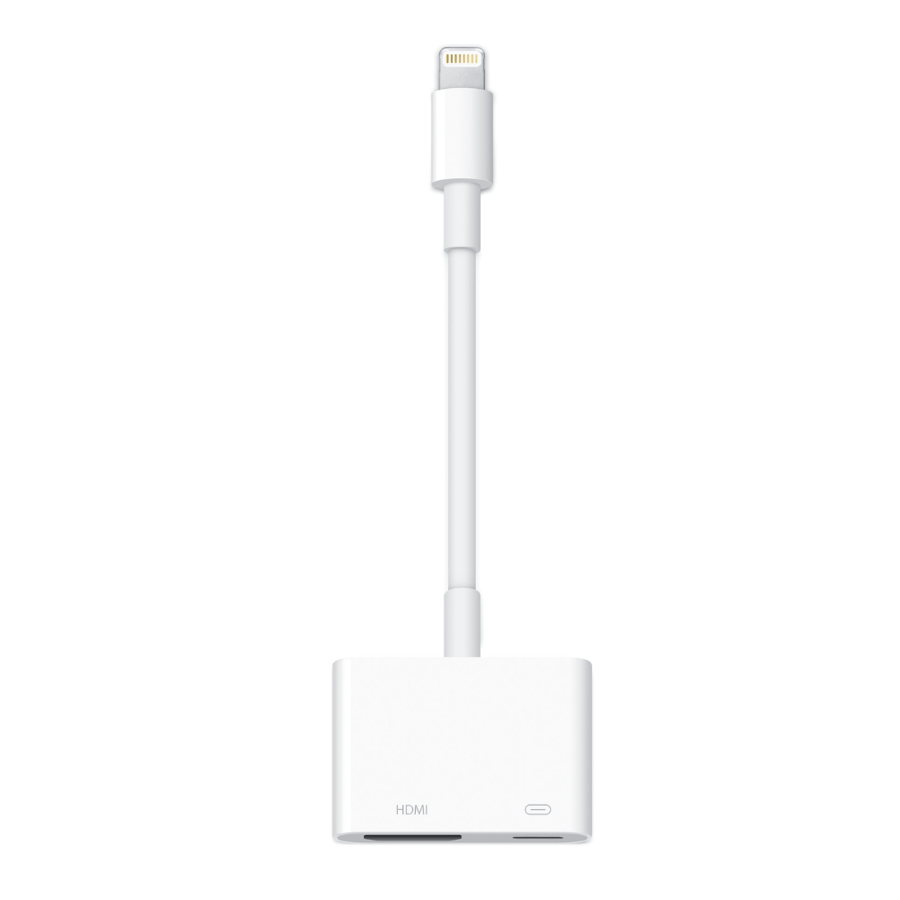 محول آبل لايتنينج إلى HDMI (AV رقمي) Apple Lightning Digital AV Adapter