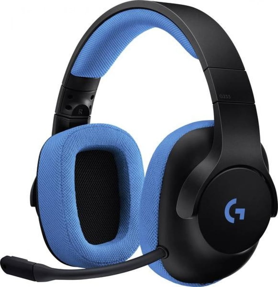 Logitech Gaming G233 Gaming headset 3.5 mm jack Corded Over-the-ear Black, Blue