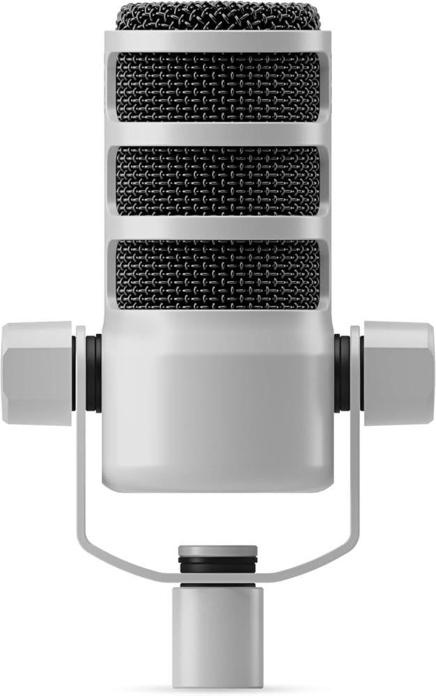 مايك رود بودمايك الديناميكي للبث والبودكاست الأبيض بجودة احترافية | RODE PodMic Dynamic Broadcast Microphone White