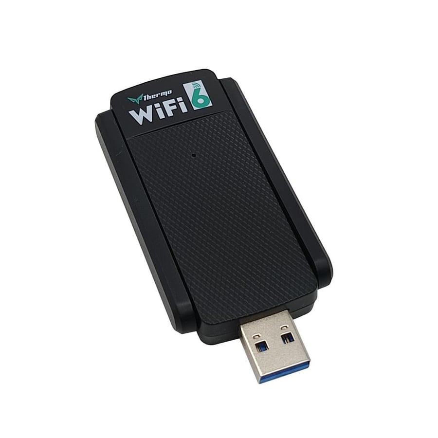 ثيرمو واي فاي مع بلوتوث بسرعة 1800Mbps | يدعم Wi-Fi 6 و5G | USB 3.0 | أداء فائق للاتصال اللاسلكي