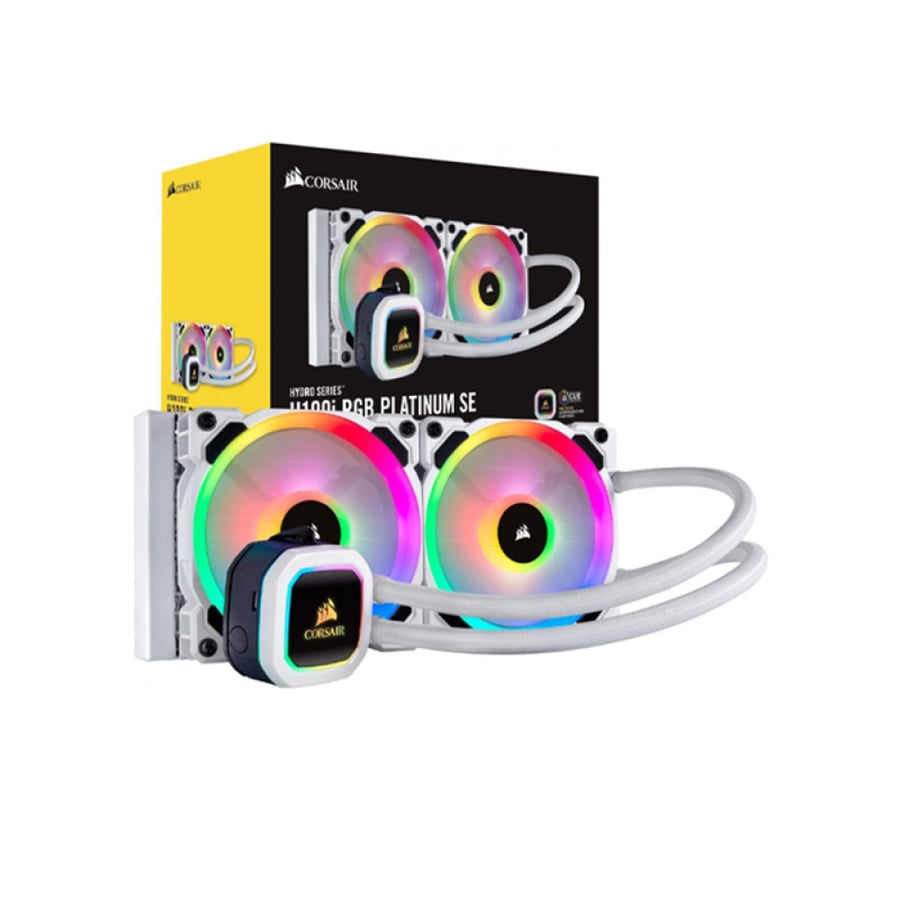 CORSAIR H100i RGB PLATINUM – تبريد استثنائي وإضاءة مبهرة