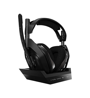 سماعة رأس لاسلكية من استرو A50 - ASTRO A50 Wireless Gaming Headset for PS4 (Black)