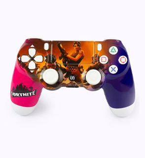 كــنترول تحكم لـــوج فورتنـايت بنـي