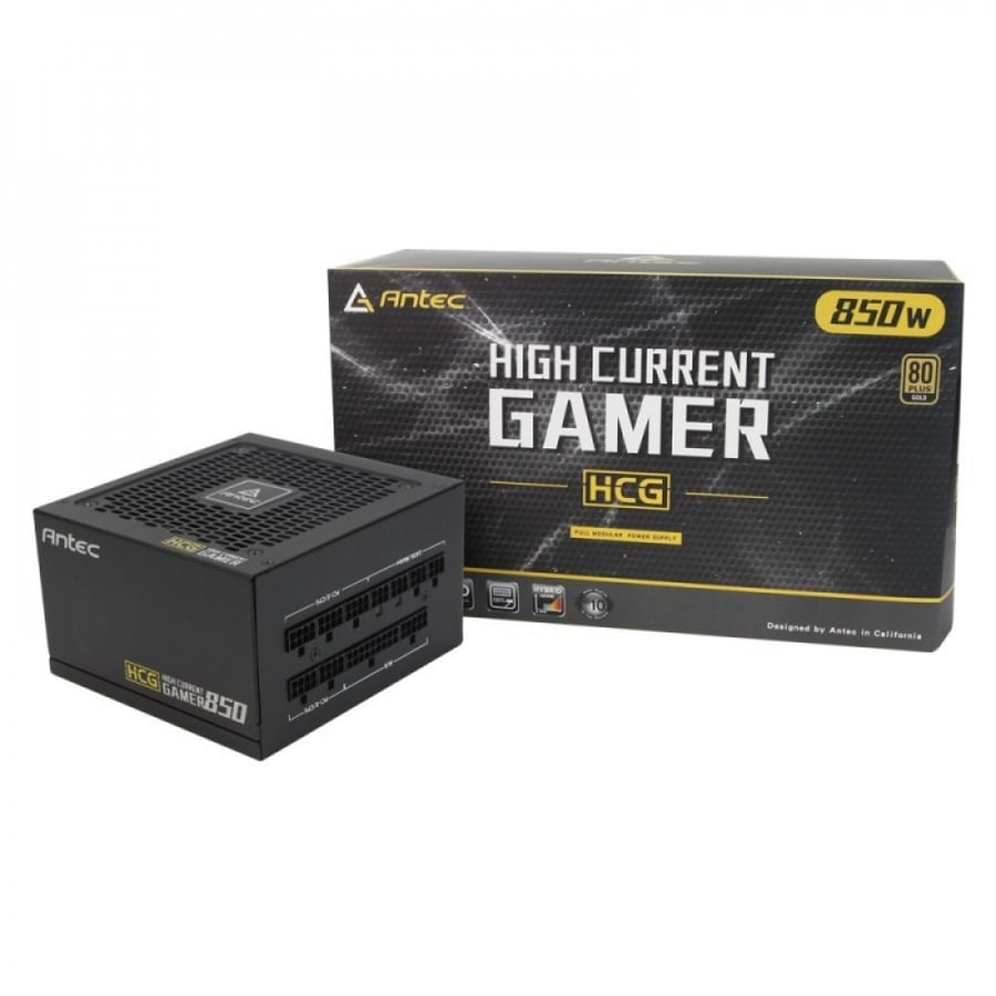Antec HCG850 Gold alimentator per computer 850 W 24-pin ATX ATX Nero