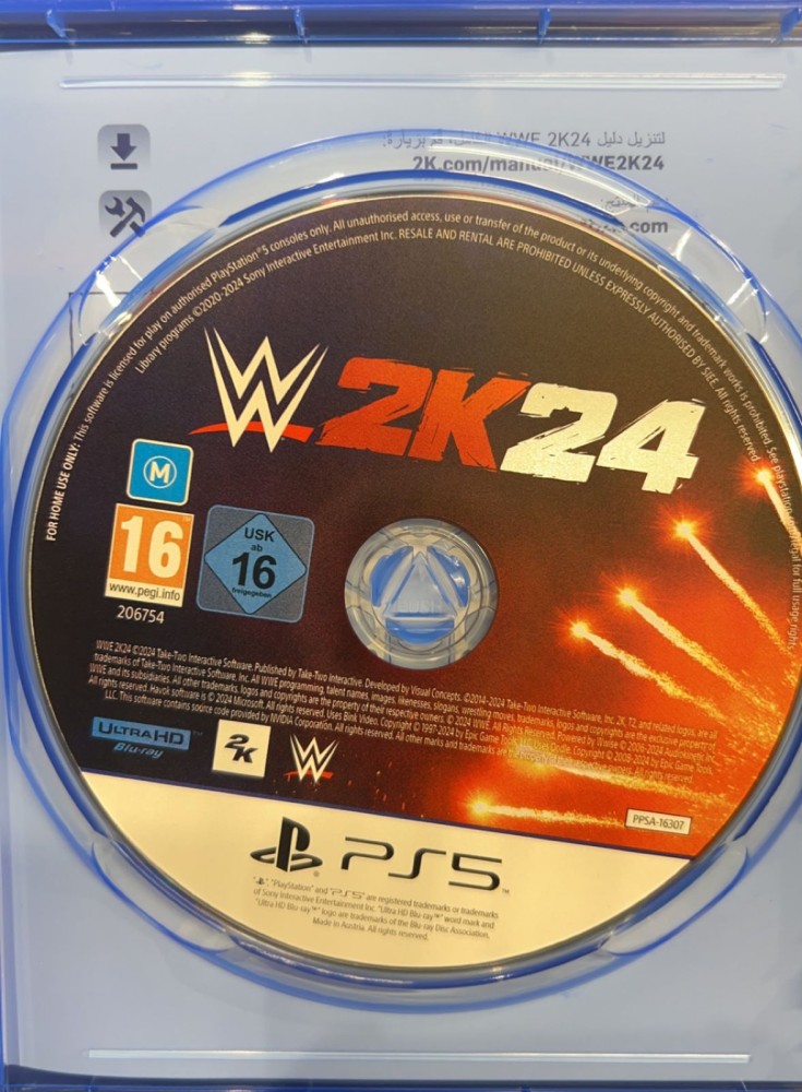 w2k24 بلايســـتيشن 5 مســــتعمل