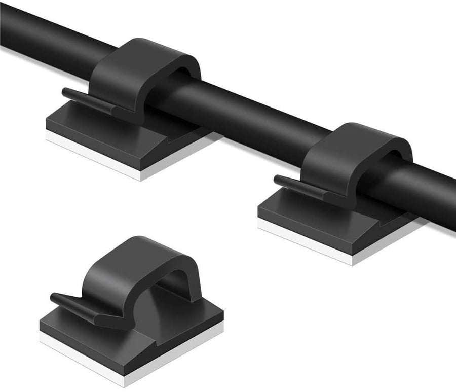 Small black wire clip (one piece)