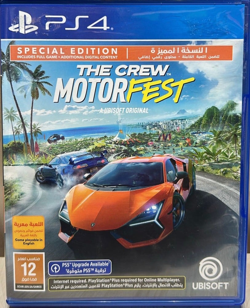 ذاكـــرو موتور فســـت  the crew motorfest بلايستيشن 4  مستعمل