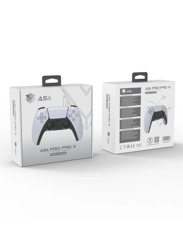 PlayStation 4 control ASA PRO PAD X – White - ASA PRO PAD X