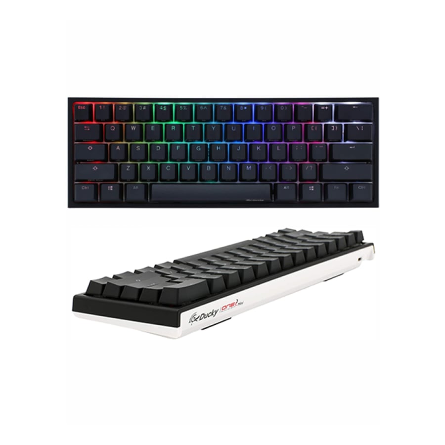 كيبورد Ducky One 2 Mini RGB Black - تصميم مدمج وأداء ميكانيكي بمفاتيح Red Switch