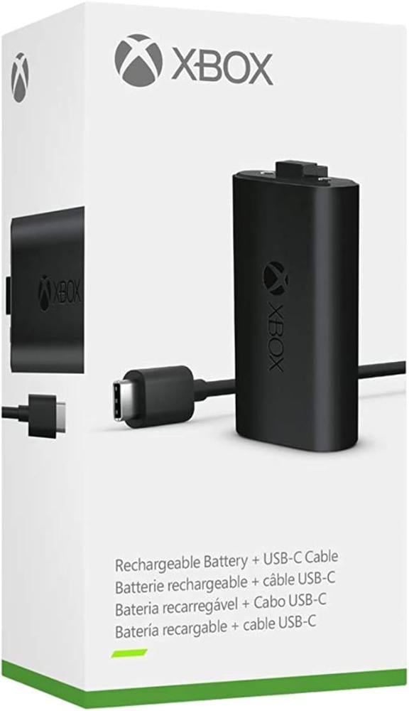 بطاريات قابلة للشحن لوحدات تحكم إكس بوكس | Xbox Rechargeable Battery Pack | شاحن وبطارية ليد تحكم Xbox Series و Xbox One | ملحقات أصلية للألعاب