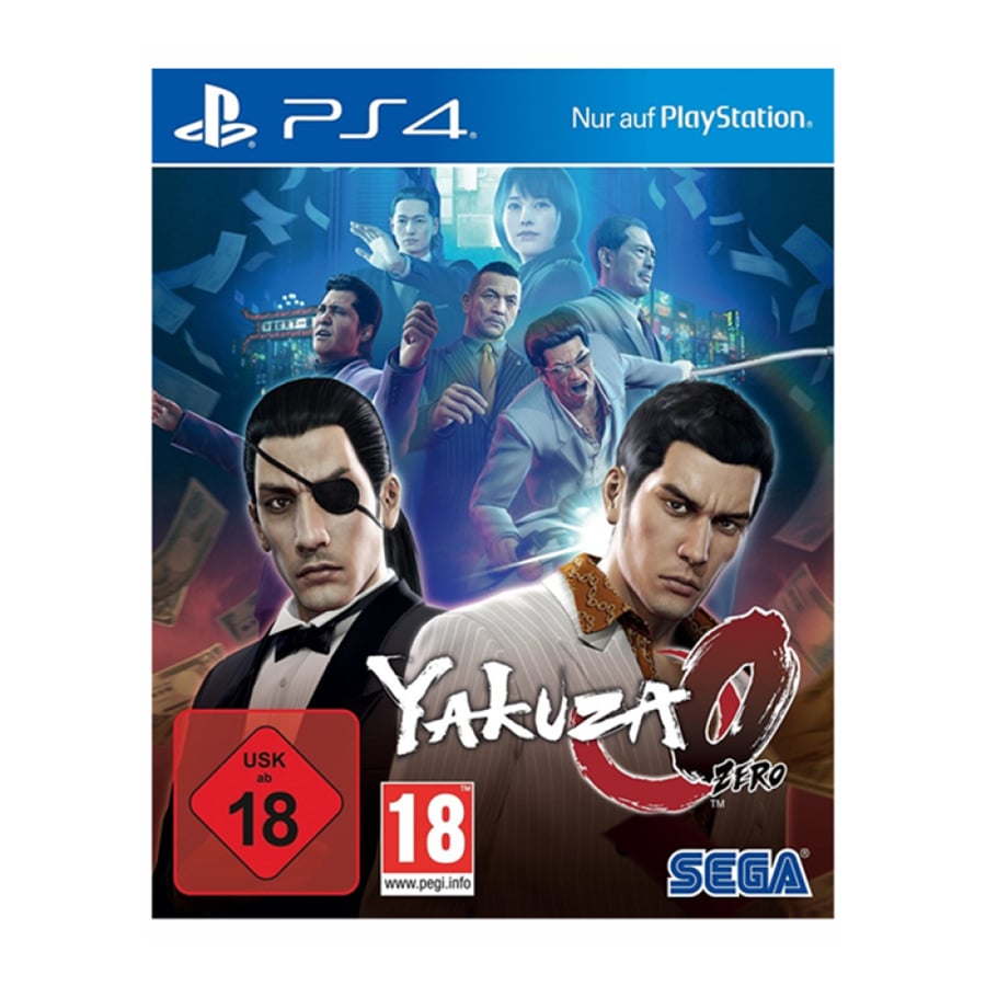 Yakuza 0 - لعبة الأكشن والمغامرات لجهاز PS4 (مستعملة)