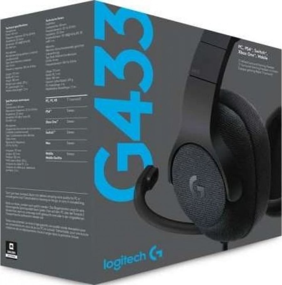 ارتقِ بتجربة الألعاب الخاصة بك مع سماعة Logitech G433 7.1 المحيطية