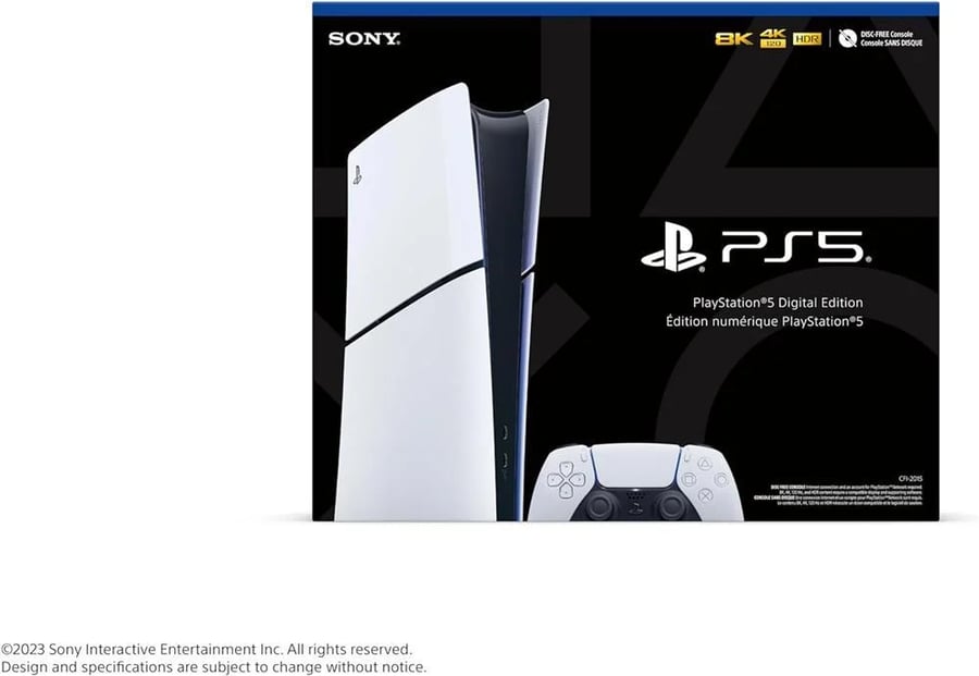 PlayStation 5 Slim Digital with original controller - excellent condition - used