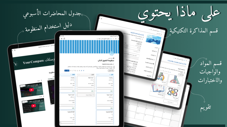 باقة التفوق ذكياً: منظومة التفوق + دليل الذكاء الاصطناعي (أزرق)