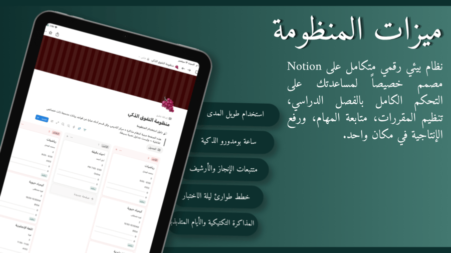 باقة "رحلة التفوق الجامعي المتكاملة" (عروض اليوم الوطني 96 )
