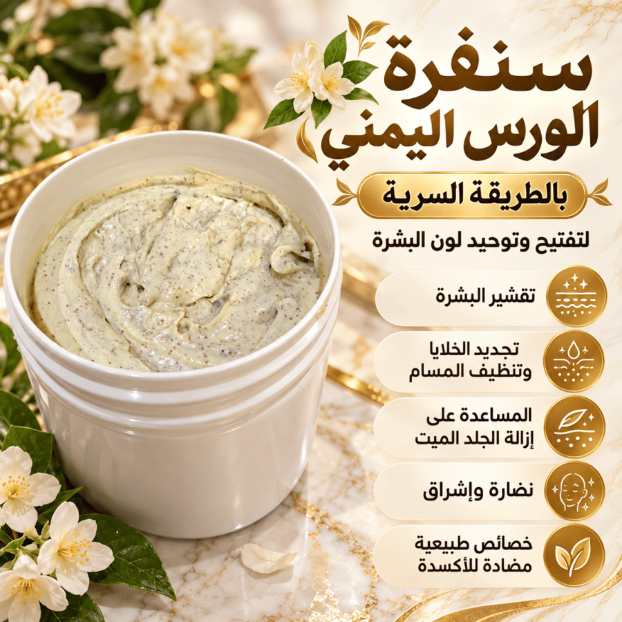 سنفره الورس اليمني بالخلطة السرية