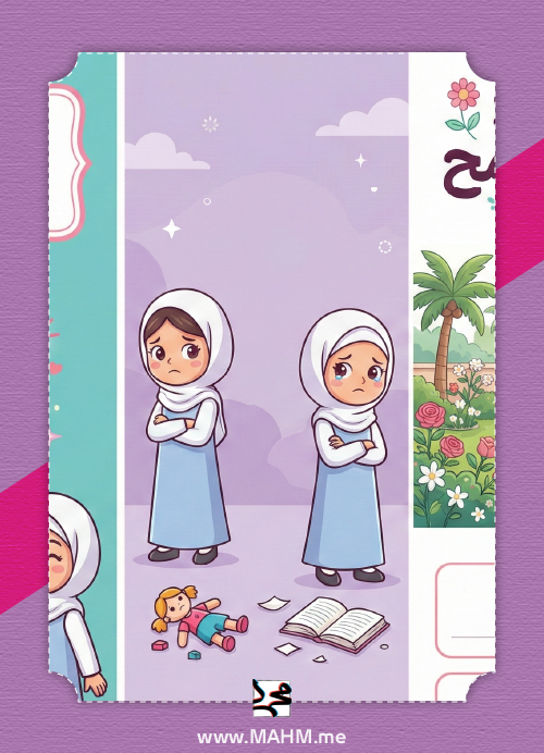 مطوية "العفو والتسامح" التفاعلية – غرس القيم النبوية بلمسات رقيقة لأميرات الصف الثاني!