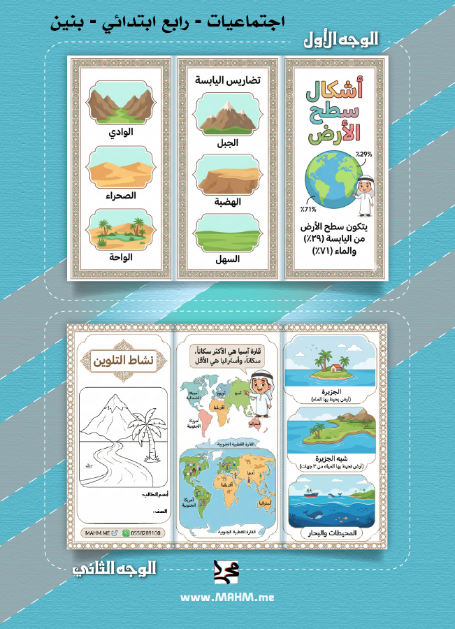 Brochure "Landforms" – An amazing exploratory journey for future heroes! ⛰️