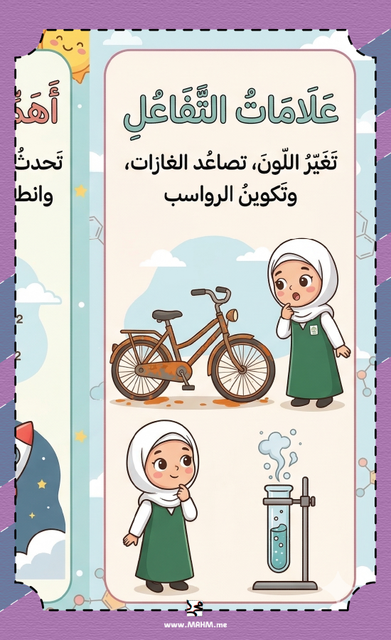 مطوية المركبات علوم خامس ابتدائي بنات