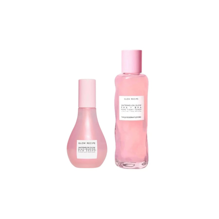 GLOW RECIPE مجموعة جلو ريسيبي تونر وسيروم
