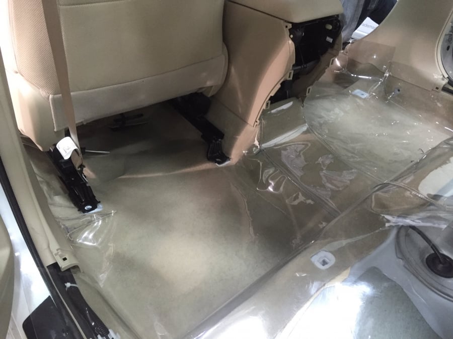 Car floor mat packaging plastic