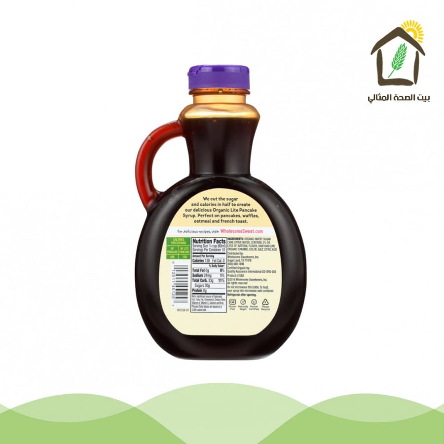 شراب عضوي محلى للفطائر (قليل الدسم) 591ml