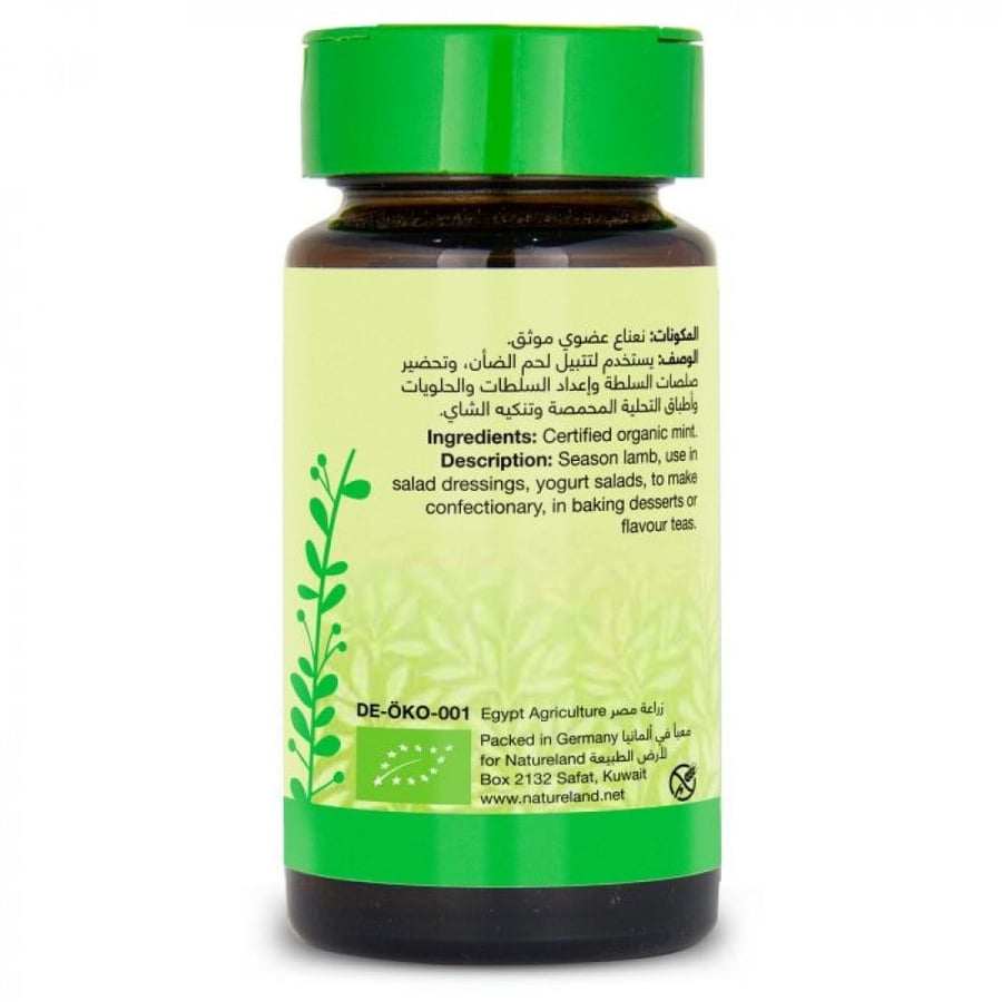نعناع ورق مقطع عضوى 11جم