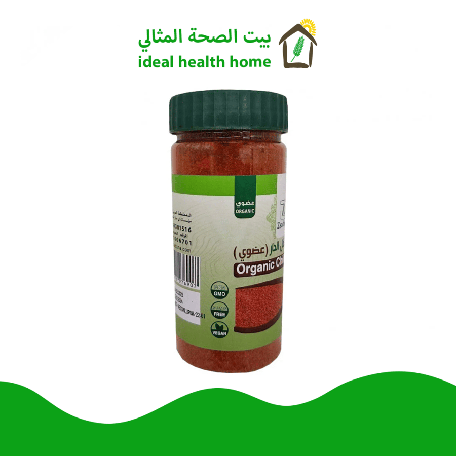 مسحوق الفلفل الحار عضوي