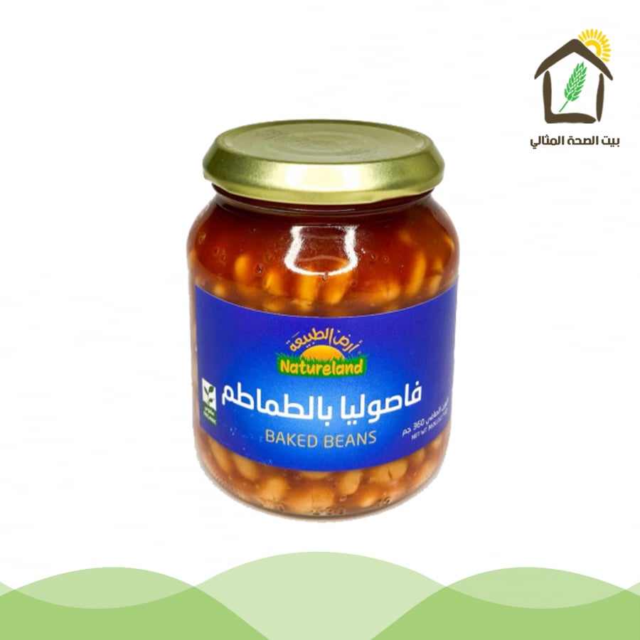 فاصوليا بالطماطم عضوي 360جم