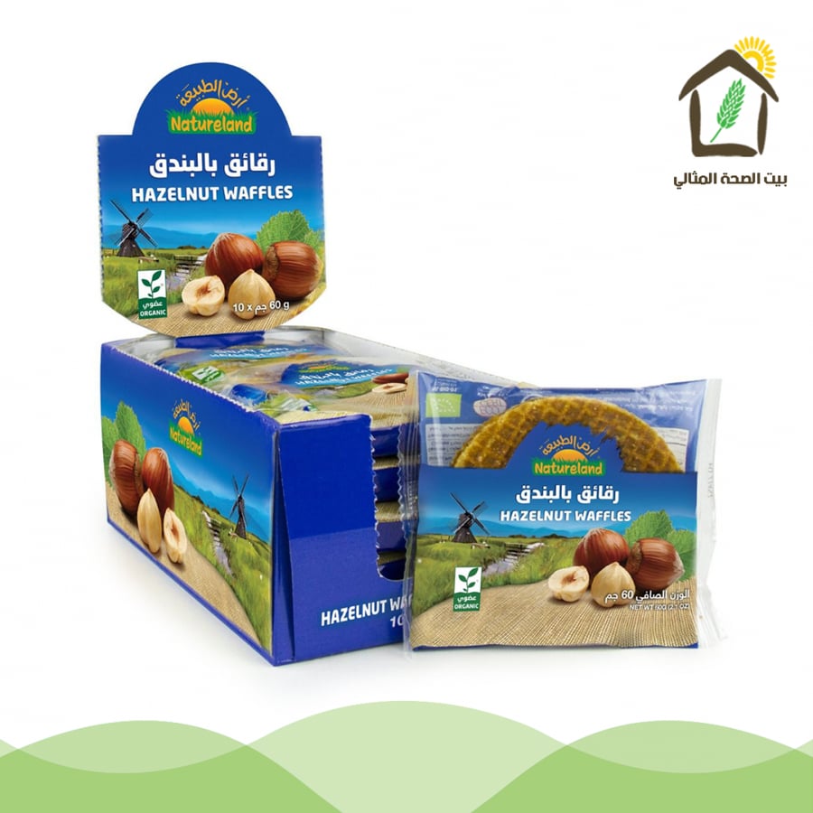 رقائق بالبندق عضوي 60جم