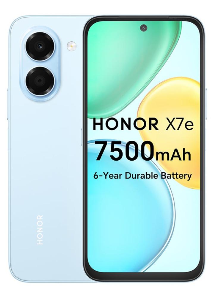 X7e ثنائي الشريحة 4G أزرق فاتح 6GB RAM 128GB - نسخة الشرق الأوسط