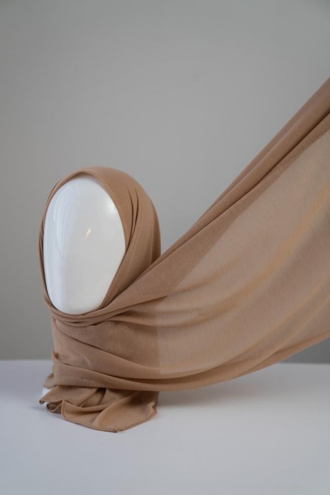 Stitched gauze hijab