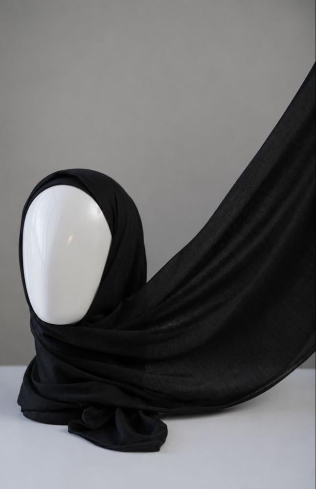 Stitched gauze hijab