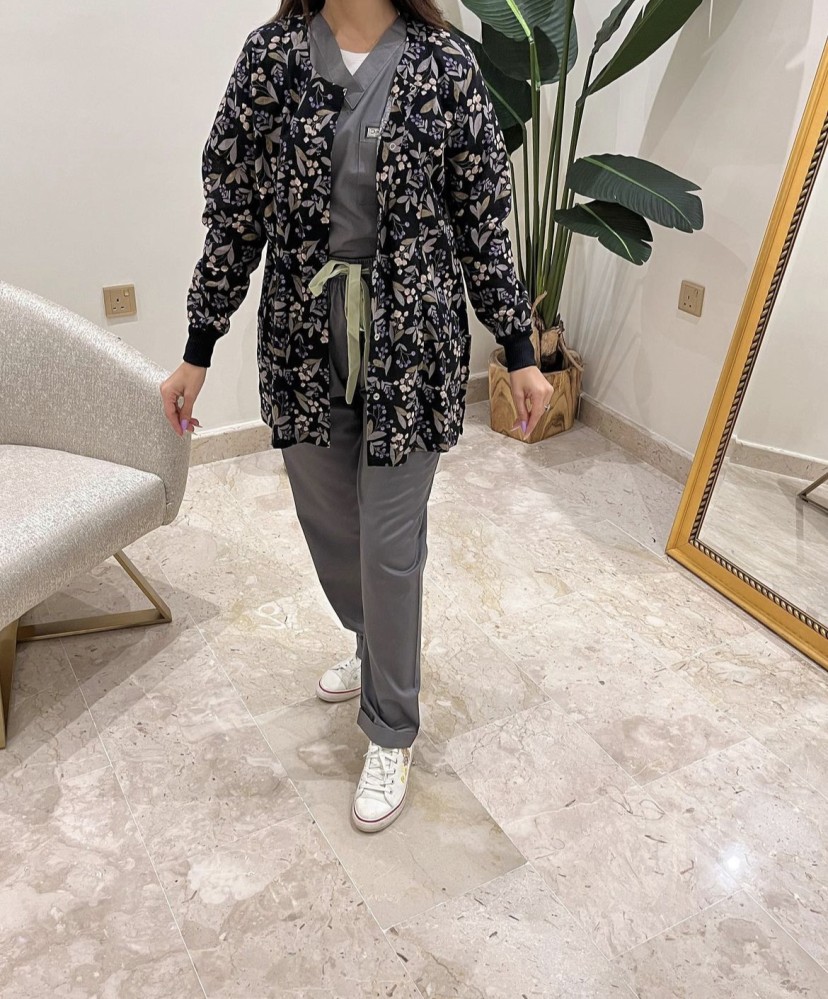 Black Floral Jacket