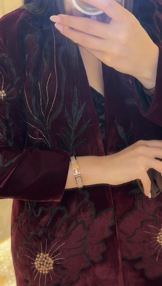 عباية برغندي